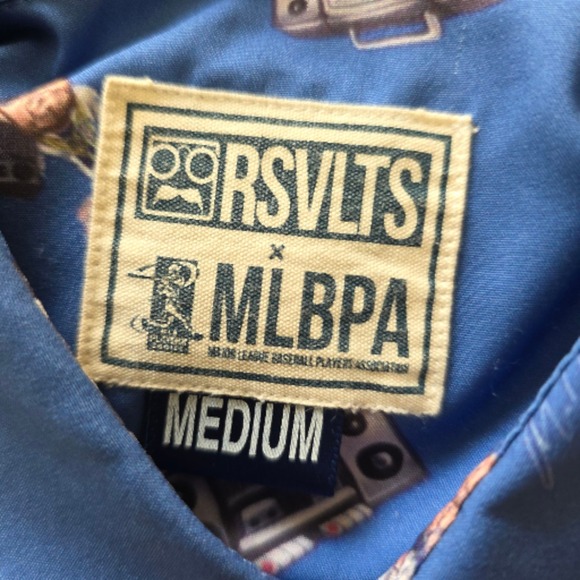 RSVLTS x MLBPA Funky Muncy Short Sleeve shirt  Men's Medium  Los Angeles Dodgers - Picture 6 of 6